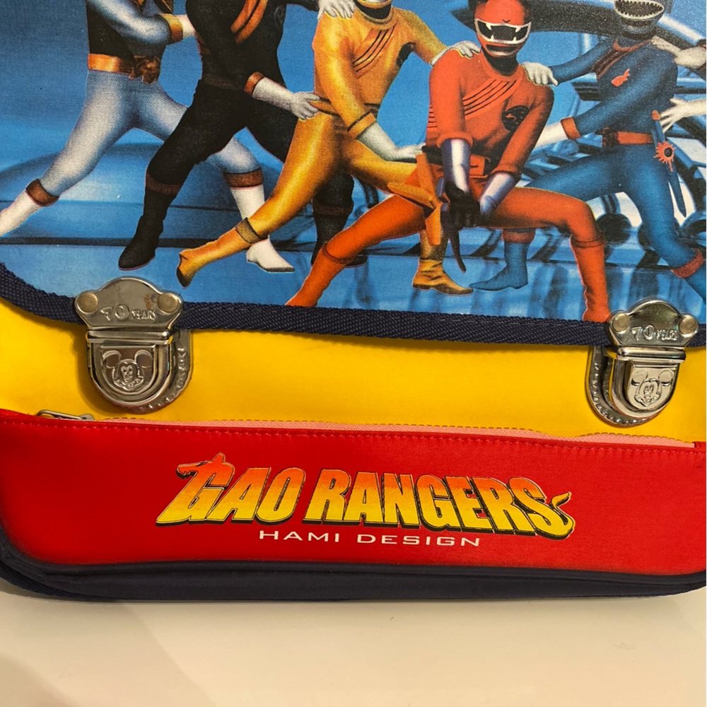 Power Rangers Wild Force/Gao Rangers Hami Design School Book Bag/Backpack - Picture 3 of 14